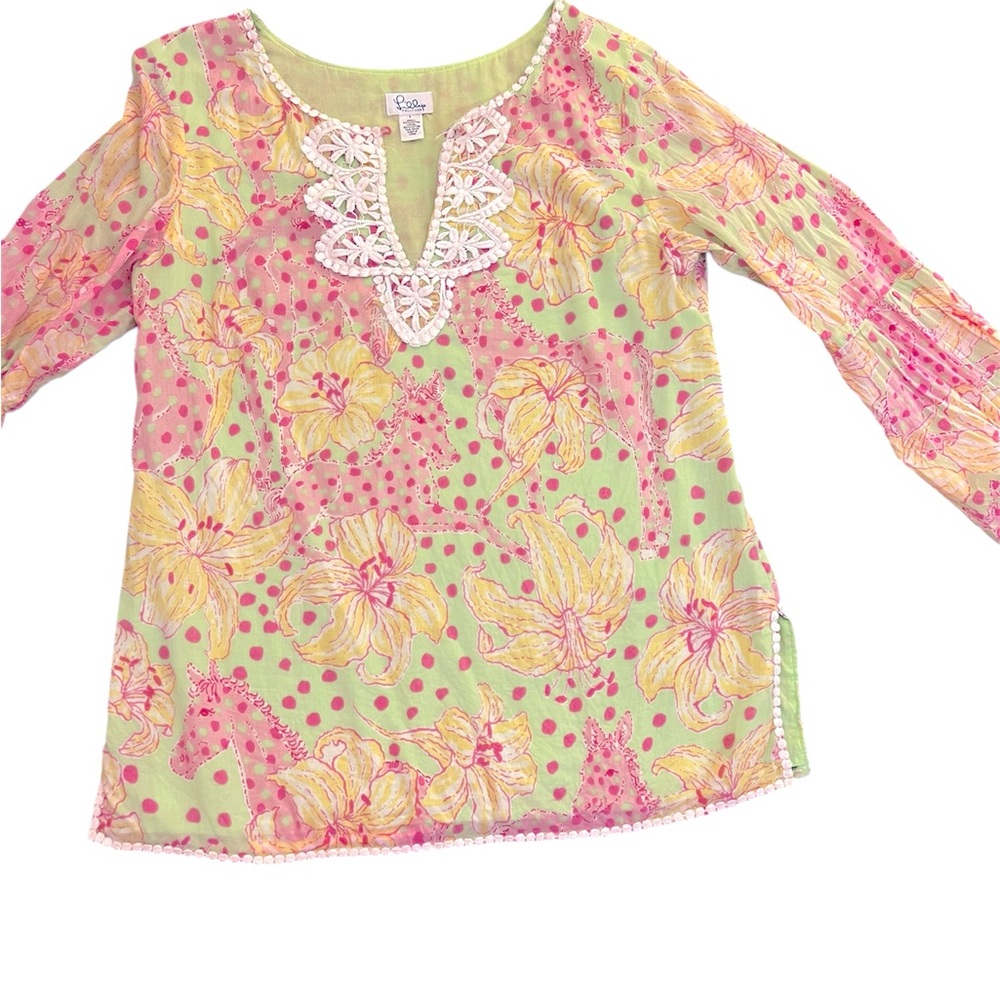 Lily Pulitzer sailing top. Sz Lg